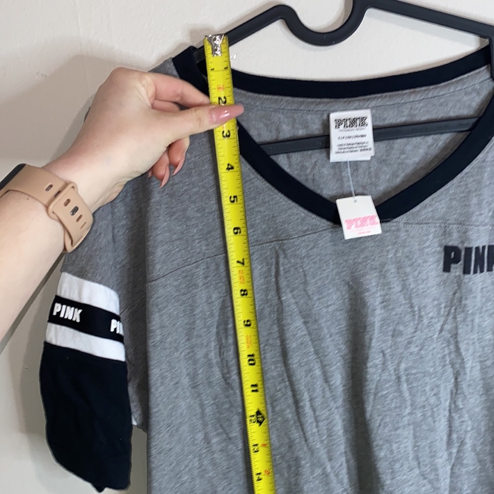 🛍️NWT PINK Grey t-shirt! - Picture 6 of 8